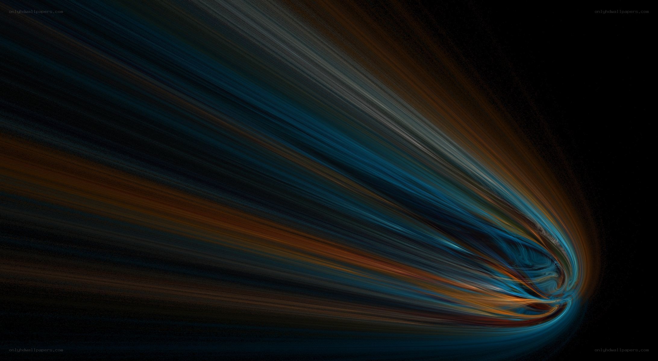 Abstract light streaks in motion