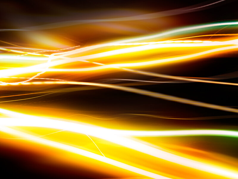 Abstract light streaks motion
