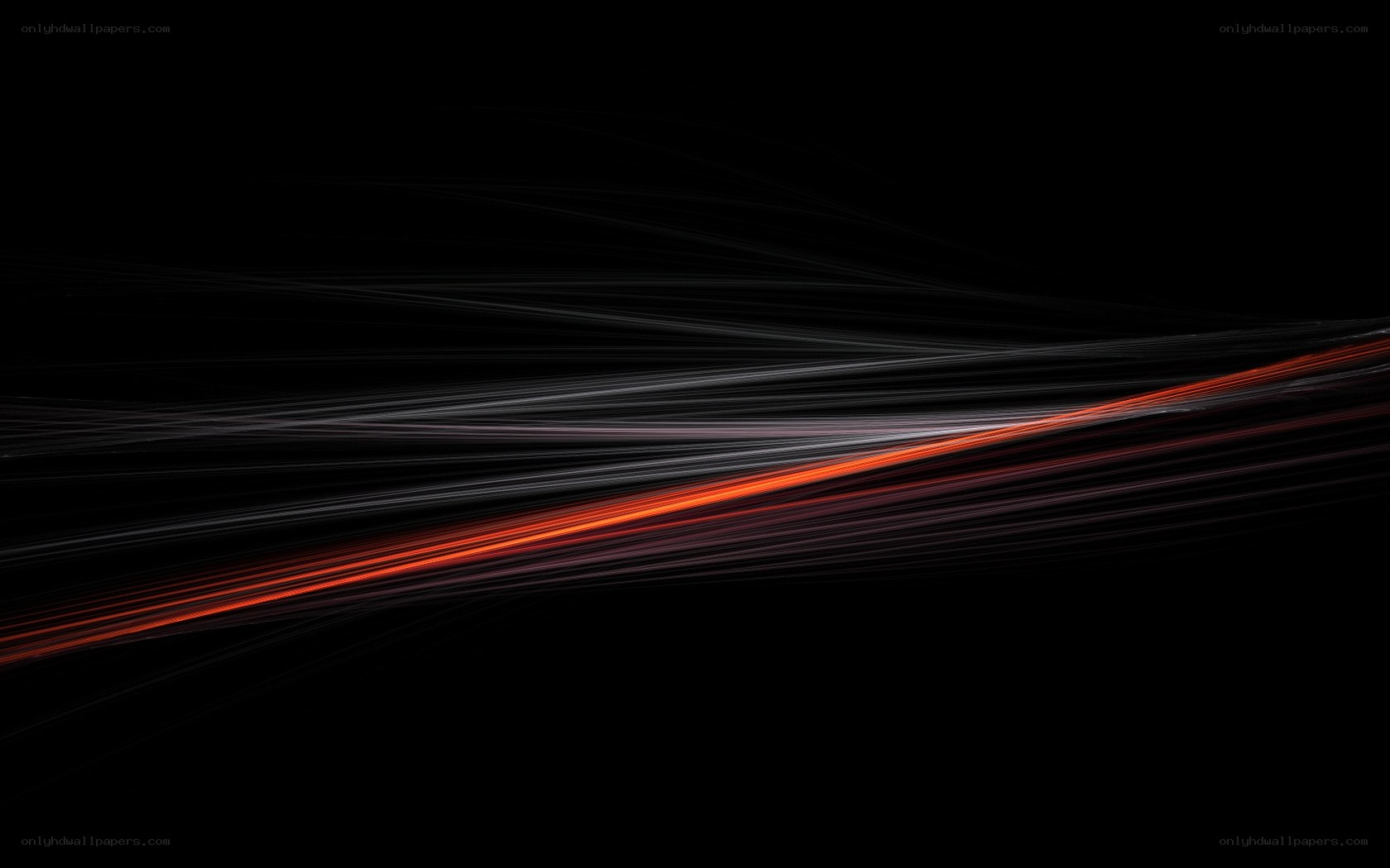 Abstract light streaks on black