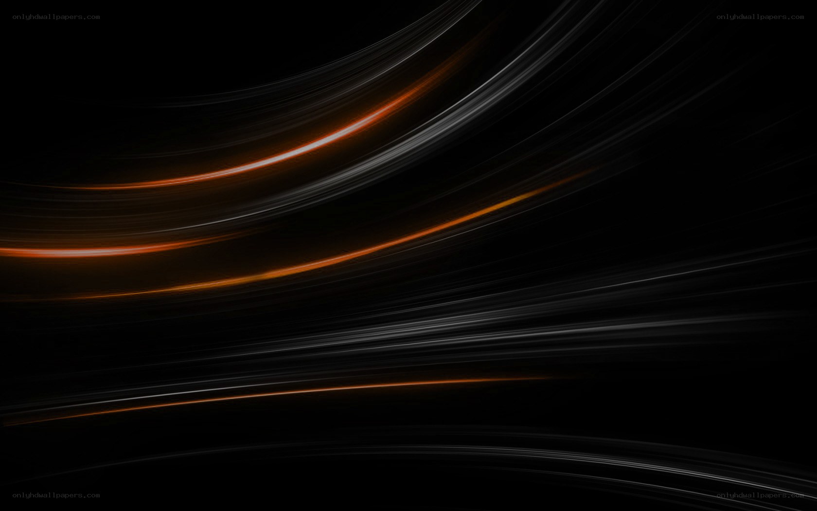 Abstract light streaks on black