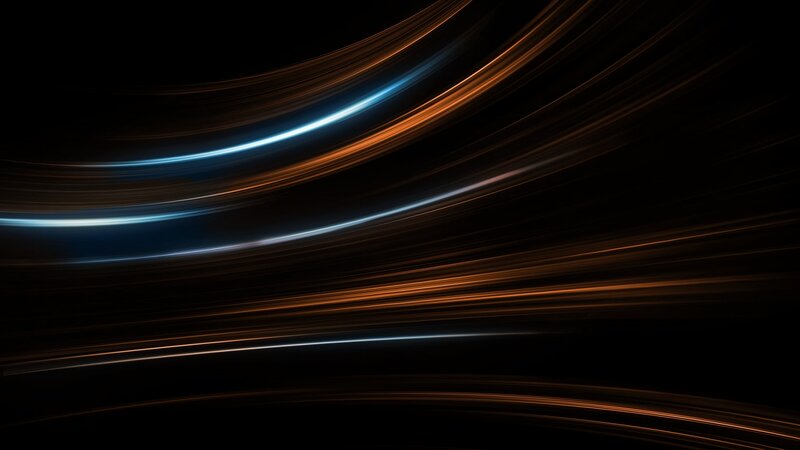 Abstract light streaks on black