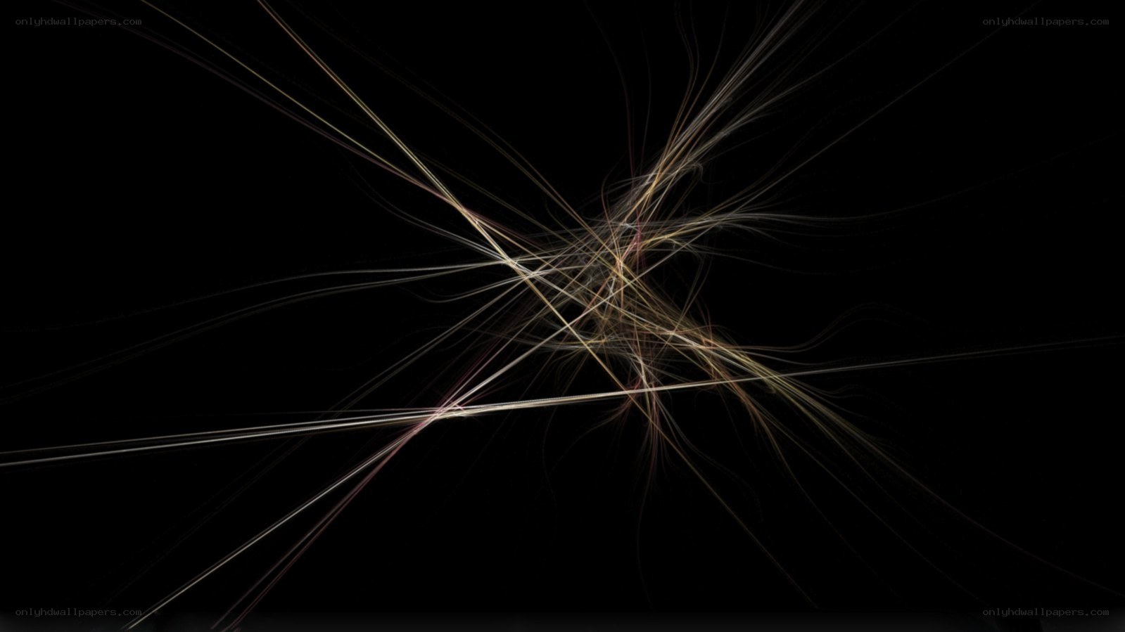 Abstract light streaks on black
