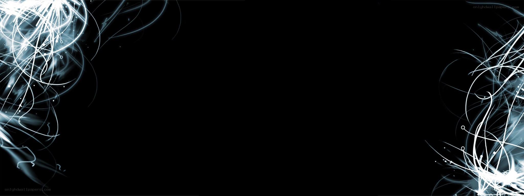 abstract light streaks on black