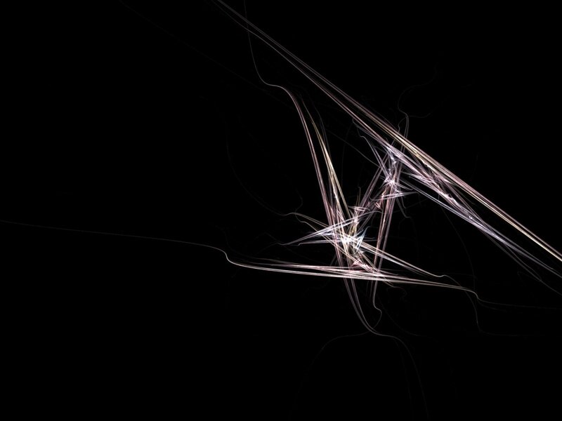 Abstract light streaks on black