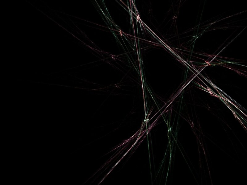 Abstract light streaks on black