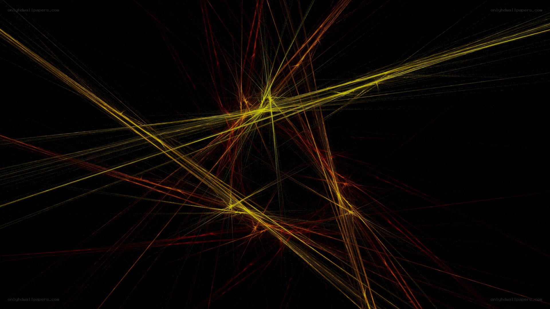 Abstract light streaks on black