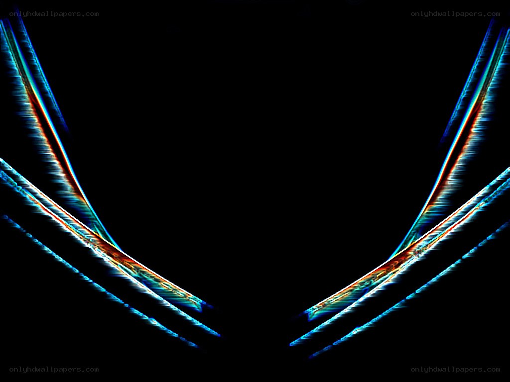 abstract light streaks on black