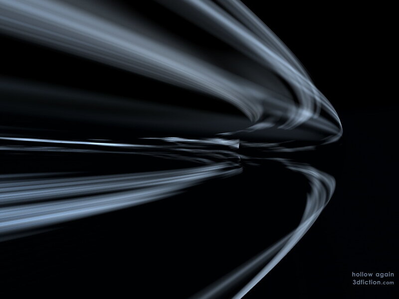 Abstract light streaks on black