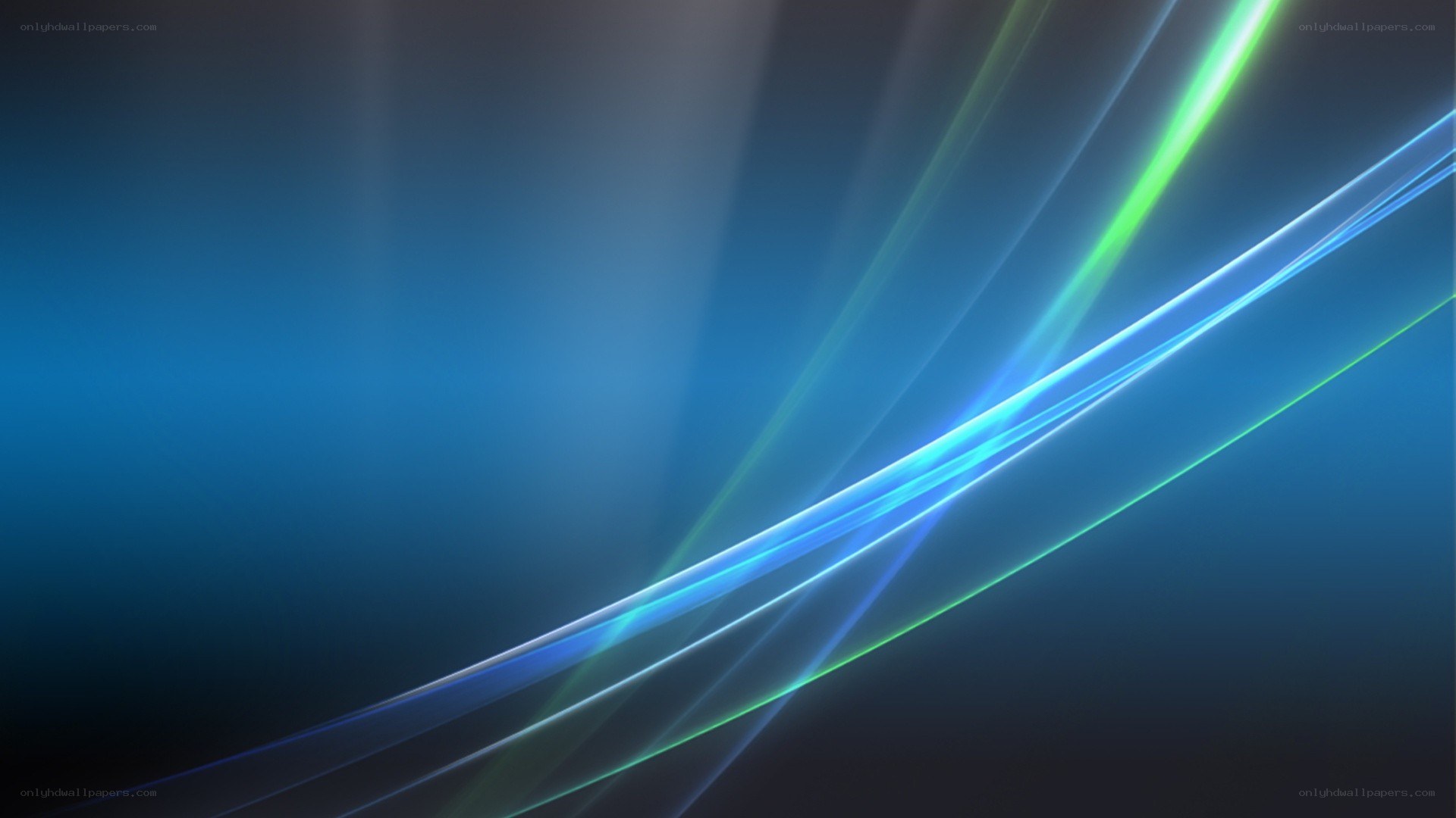 Abstract light streaks on blue