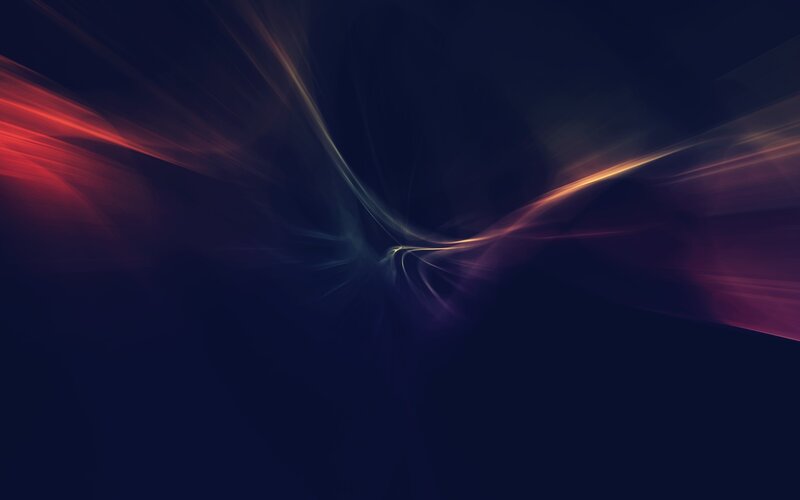 Abstract light streaks on dark background