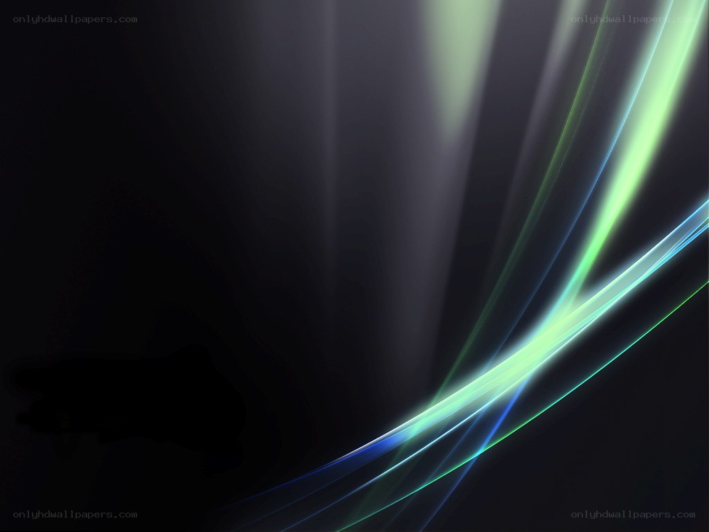 Abstract light streaks on dark background