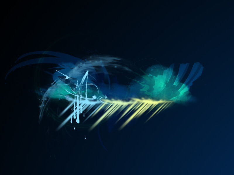 abstract light streaks on dark background