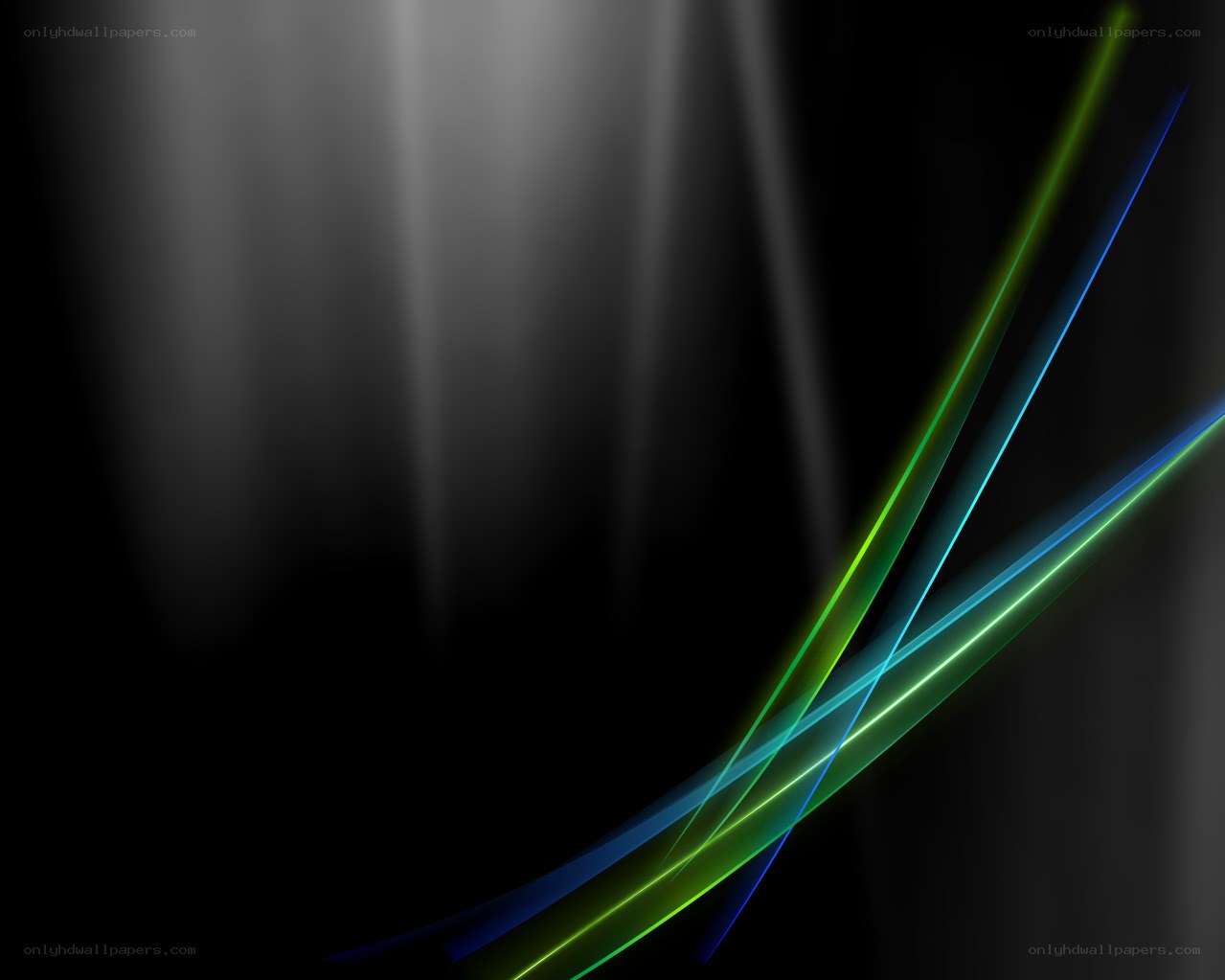 Abstract light streaks on dark background