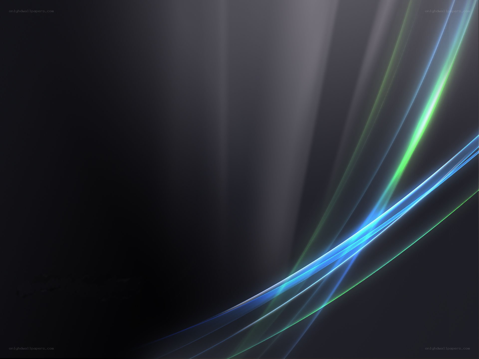 Abstract light streaks on dark background