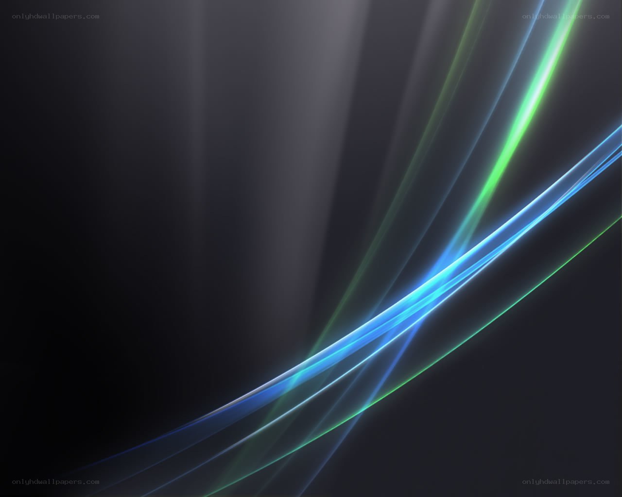 Abstract light streaks on dark background