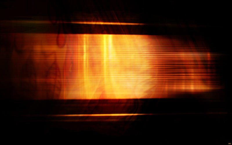 Abstract Light Streaks — Orange, Dramatic