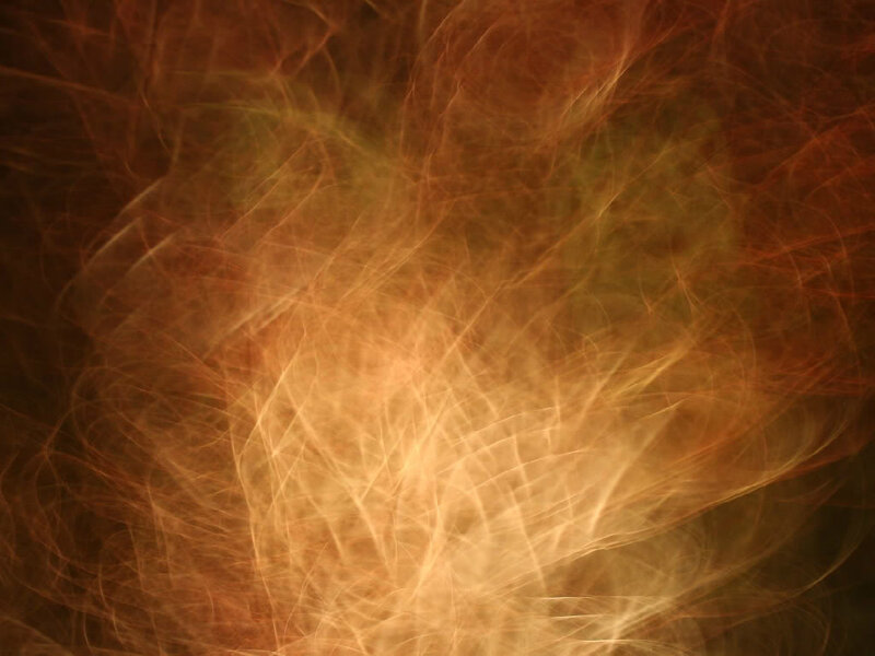 Abstract Light Streaks — Orange