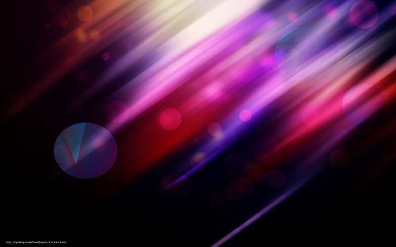 Abstract Light Streaks — Purple, Dynamic, Digital Art, Bokeh Lights