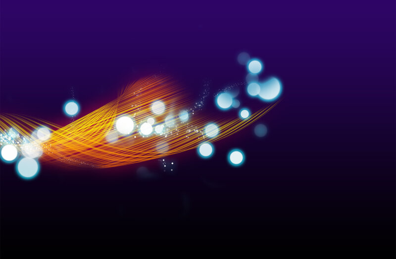Abstract Light Streaks — Purple, Dynamic, Digital Art, Glow