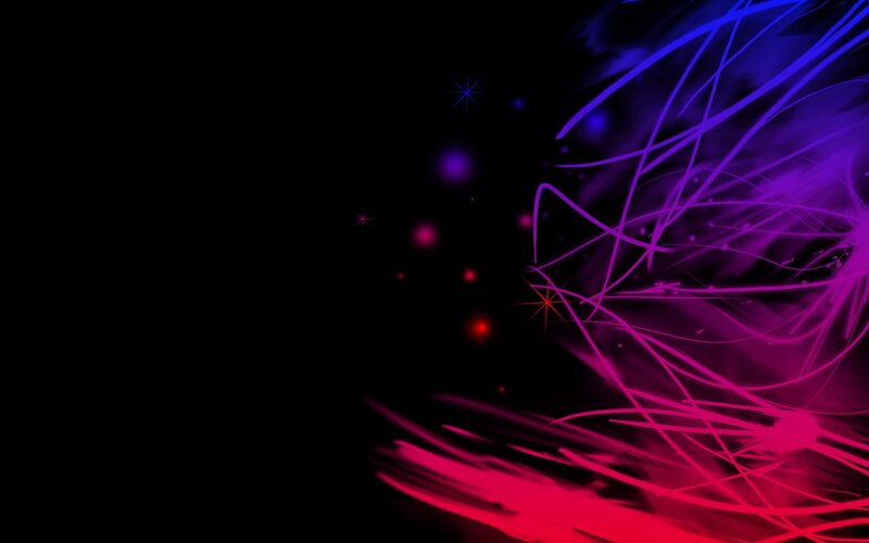 Abstract Light Streaks — Purple, Dynamic, Digital Art, Stars