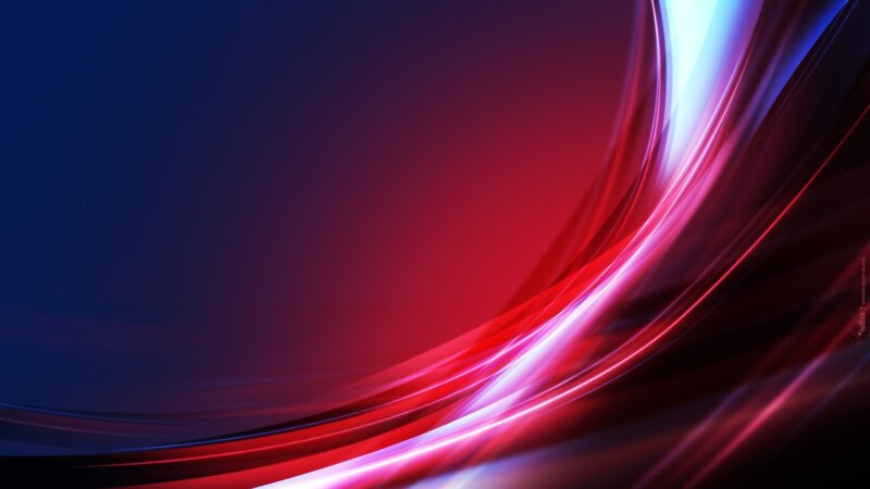 Abstract Light Streaks — Red, Dynamic, Digital Art, Curves