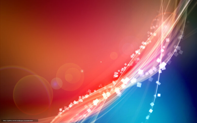 Abstract Light Streaks — Red, Dynamic, Digital Art, Light Trails, Glow, Particles