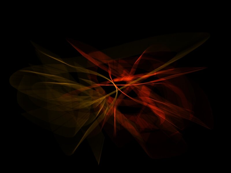 Abstract Light Streaks — Red