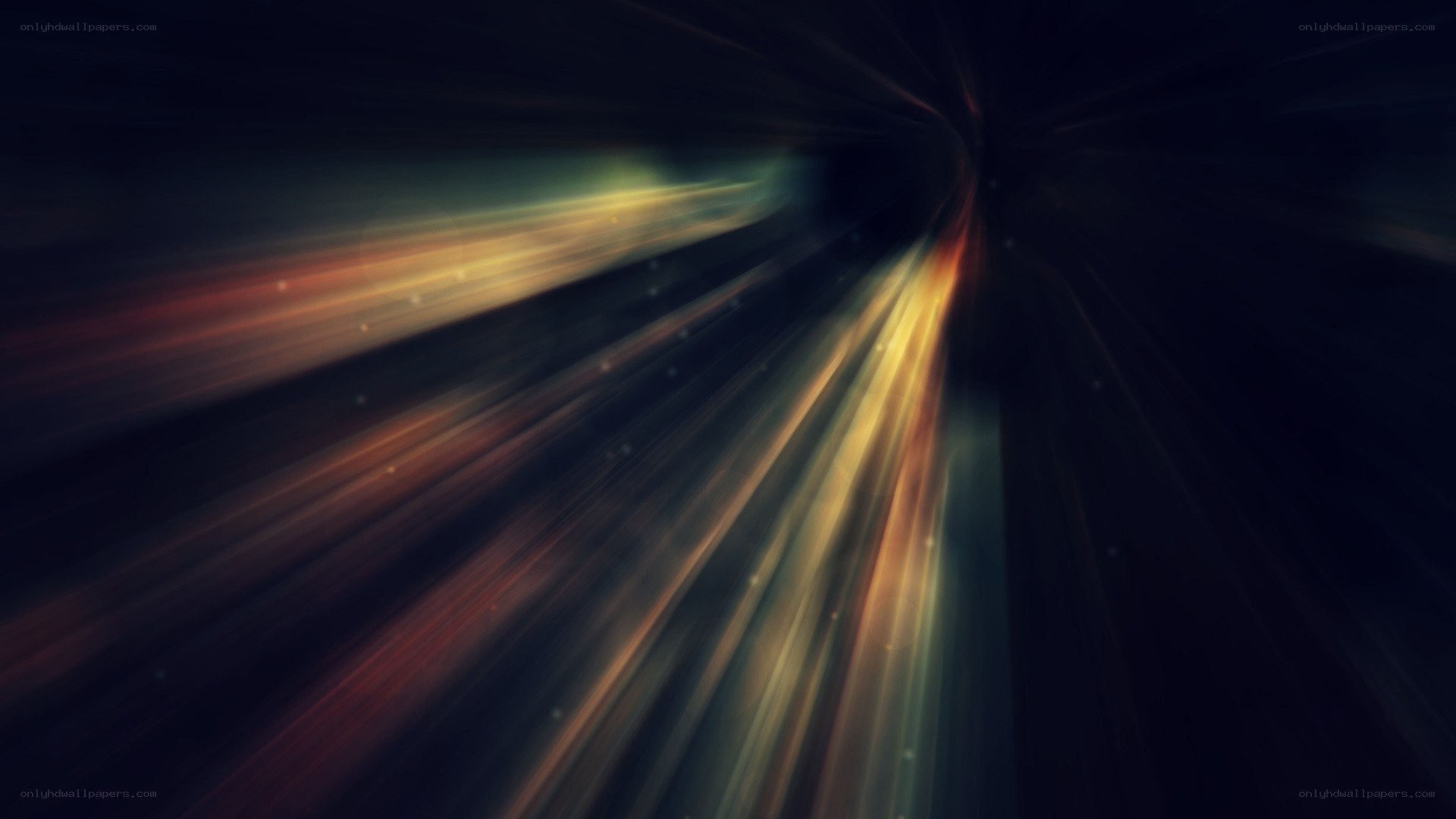 abstract light streaks tunnel