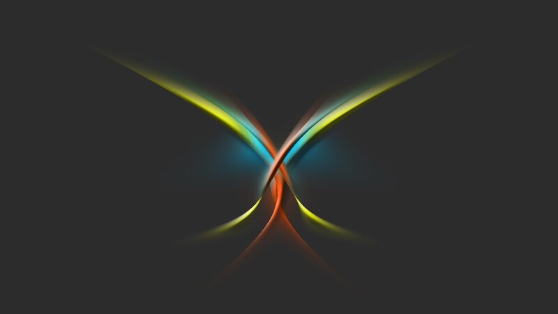 Abstract Light Streaks — Yellow, Dynamic, Digital Art, Color, Lines