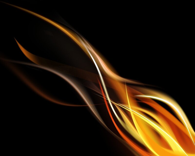 Abstract Light Streaks — Yellow, Dynamic, Digital Art, Motion