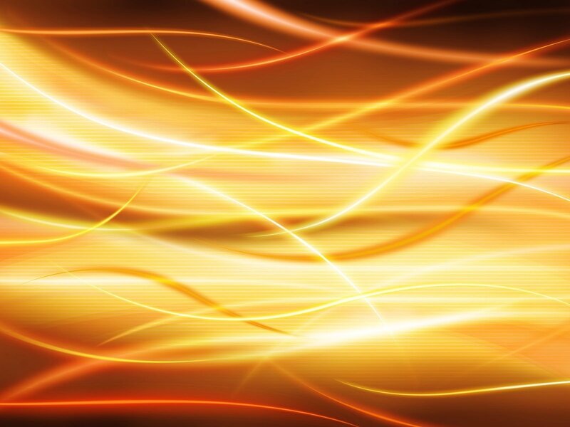 Abstract Light Streaks — Yellow, Dynamic, Lines, Glow, Orange