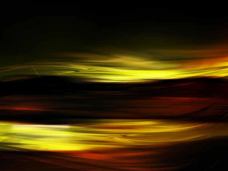 Abstract Light Streaks — Yellow