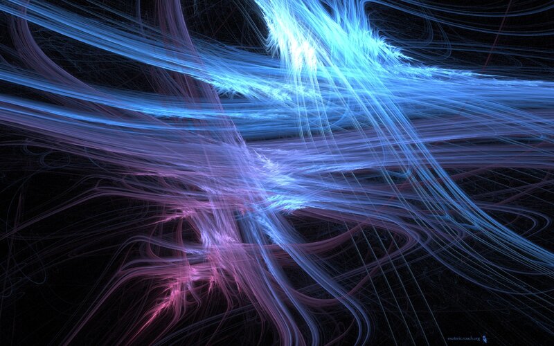 Abstract light stream patterns