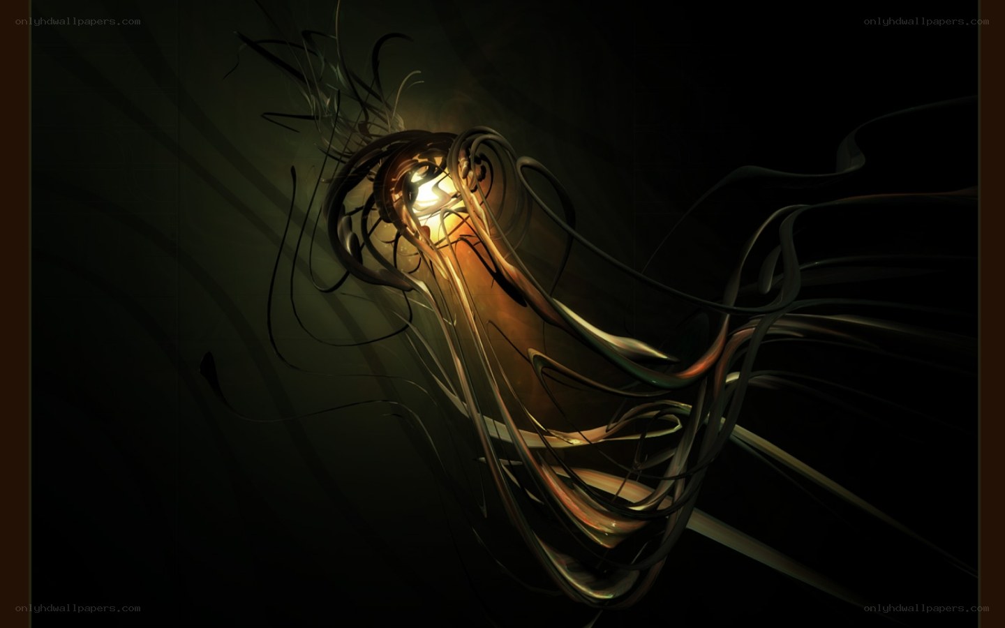 Abstract light swirl