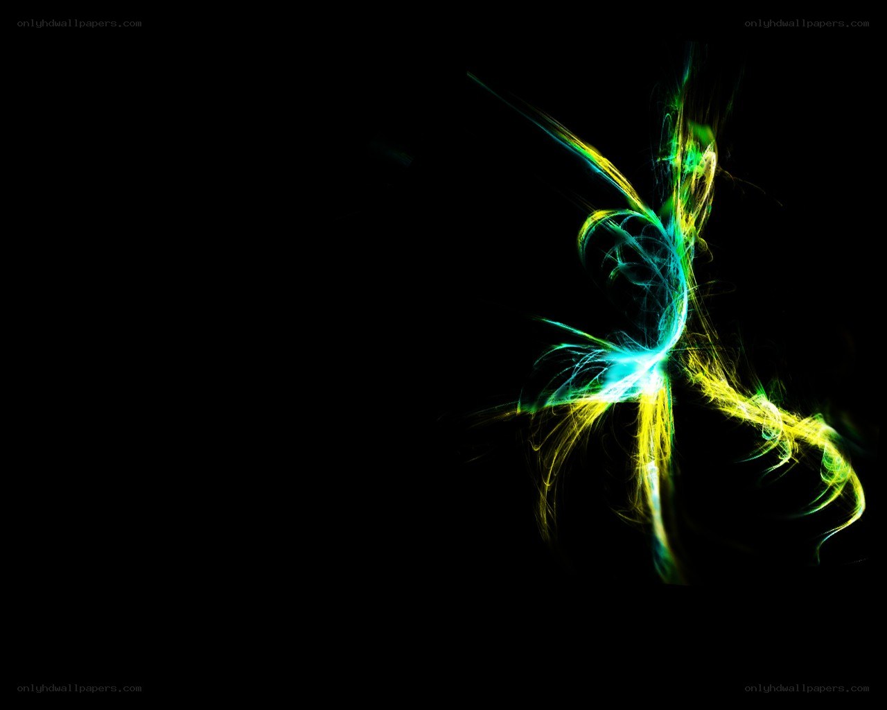 Abstract light swirl