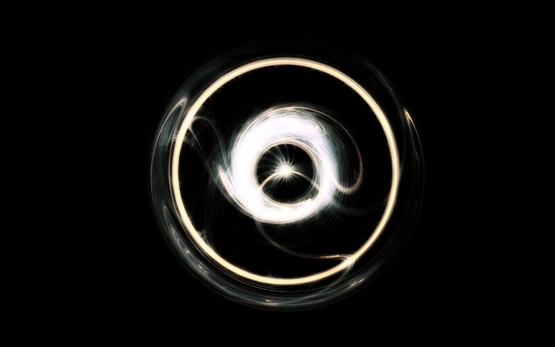 abstract light swirl