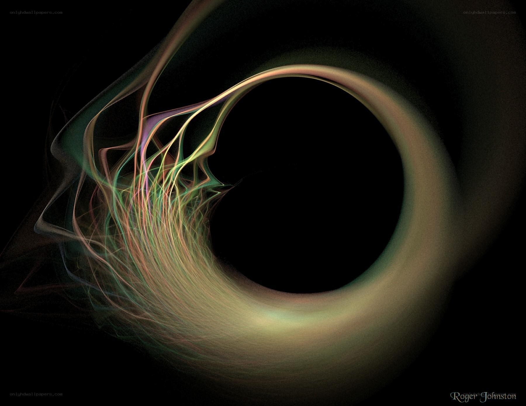Abstract light swirl
