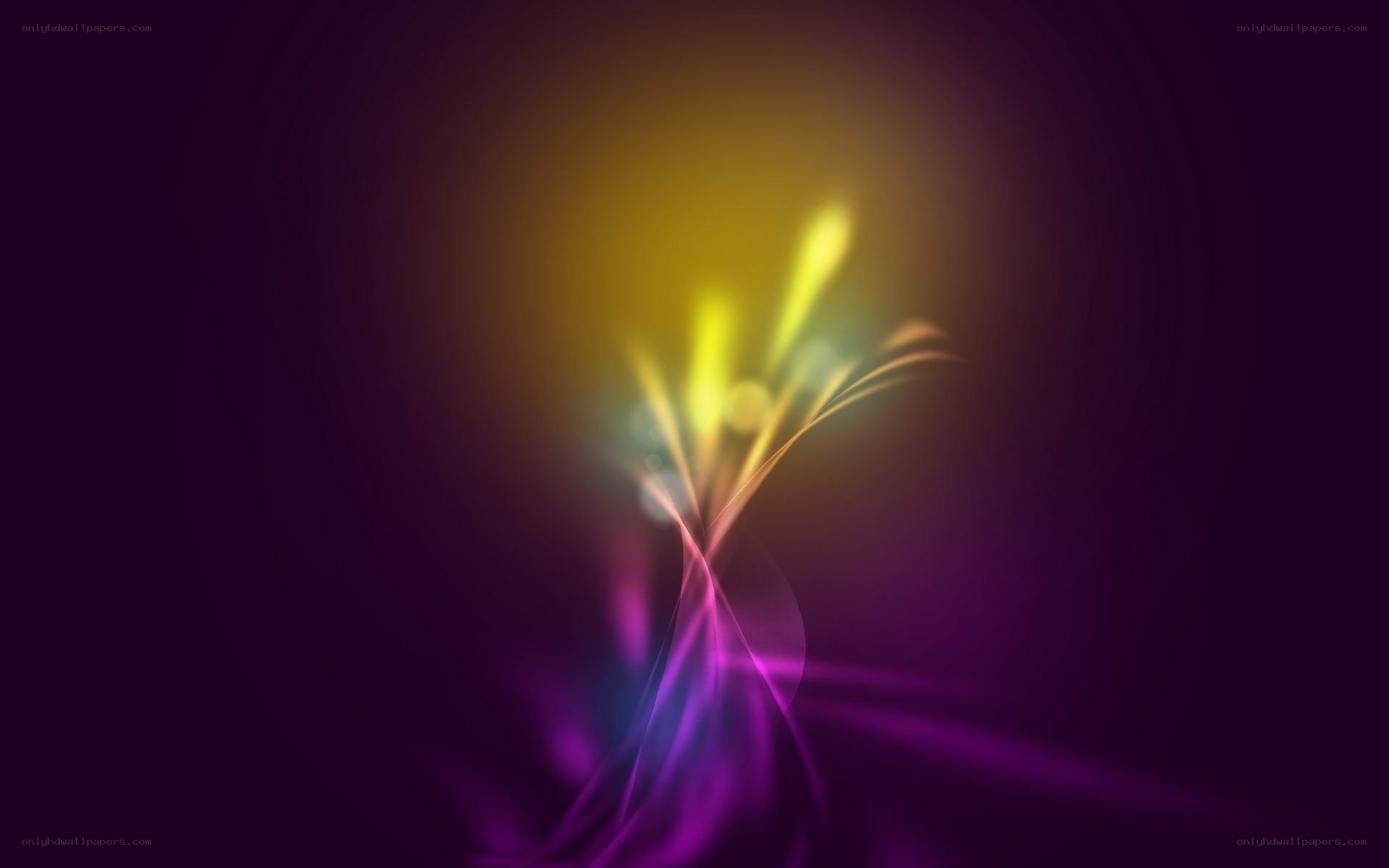 Abstract light swirl