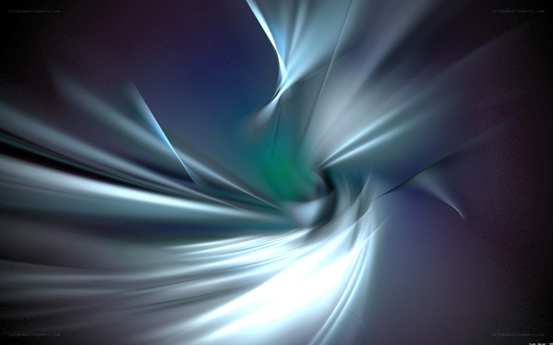 Abstract light swirl