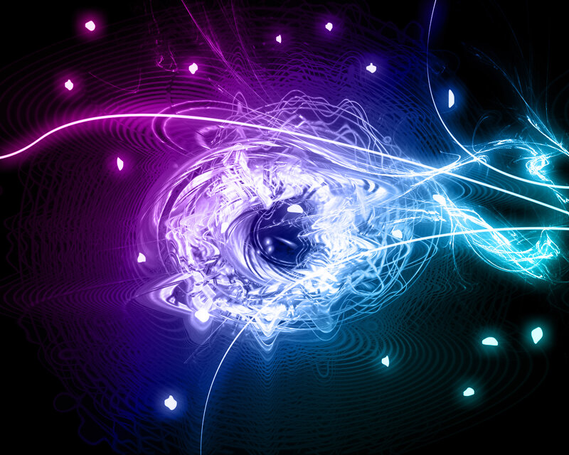 Abstract light swirl