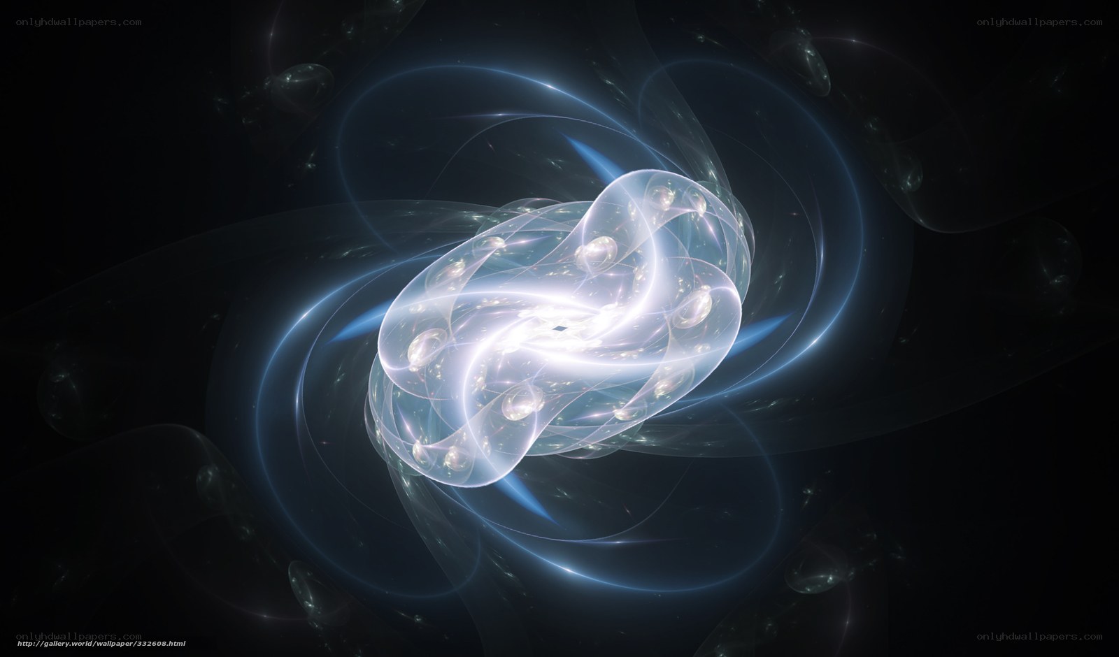 Abstract light swirl