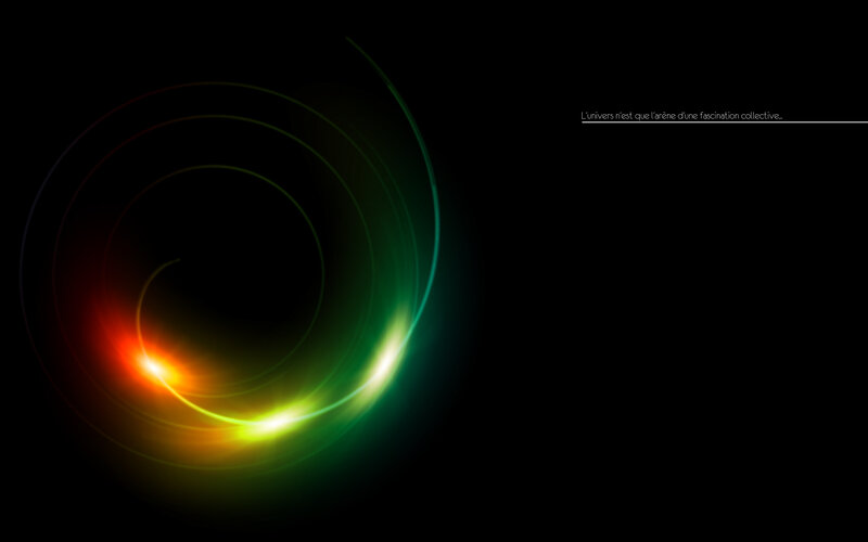 abstract light swirl