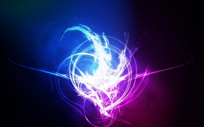 Abstract light swirl animation