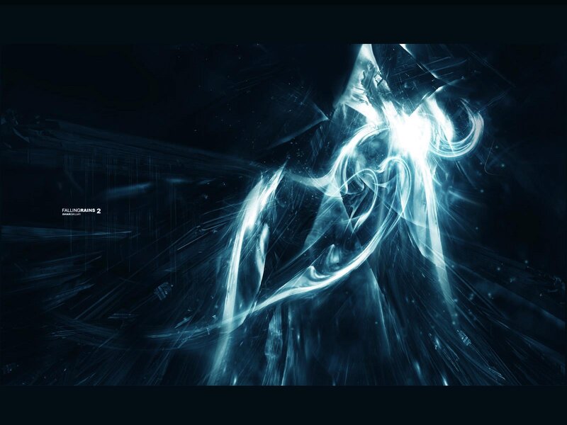Abstract light swirl artwork