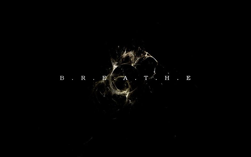 Abstract Light Swirl — Black