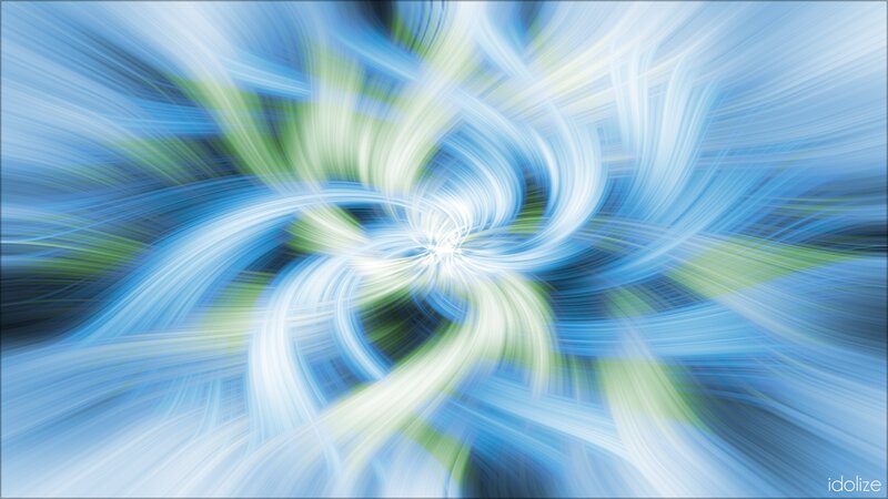Abstract Light Swirl — Blue, Dynamic, Swirls
