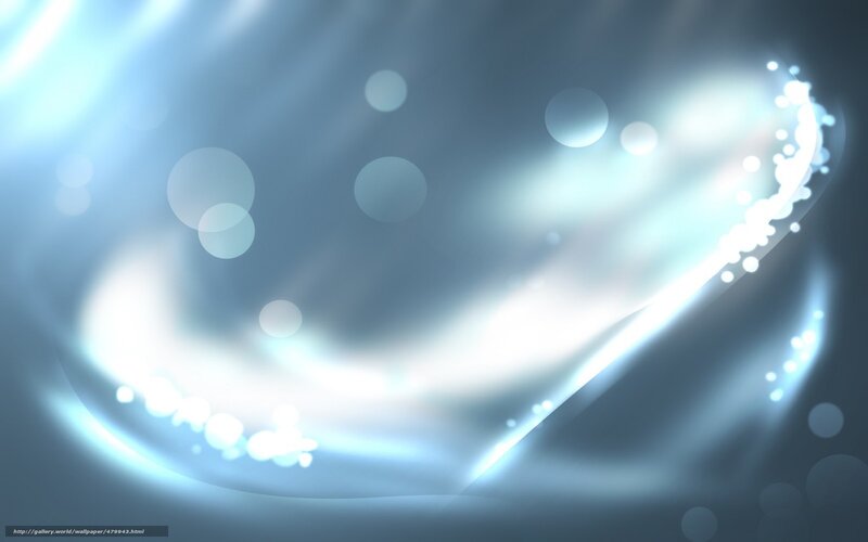 Abstract Light Swirl — Blue, Serene, Digital Art, Bokeh