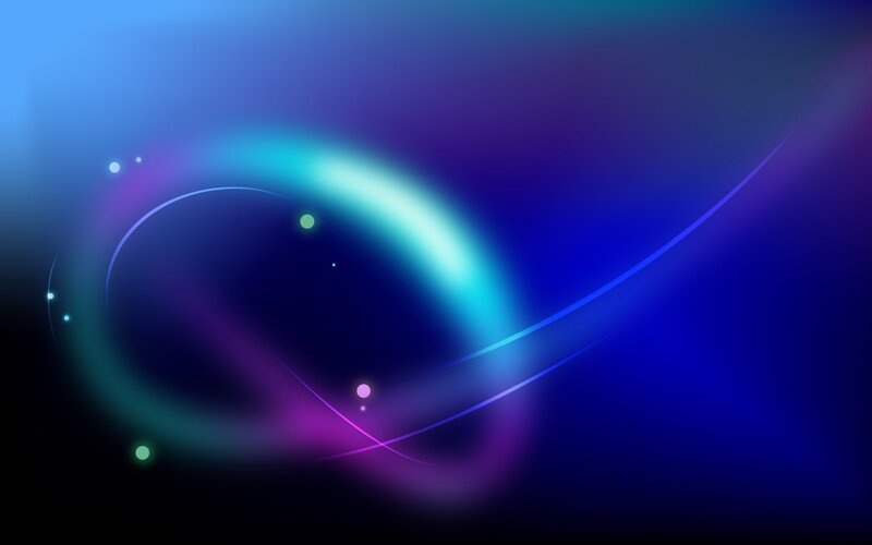 Abstract Light Swirl — Blue, Serene, Glow