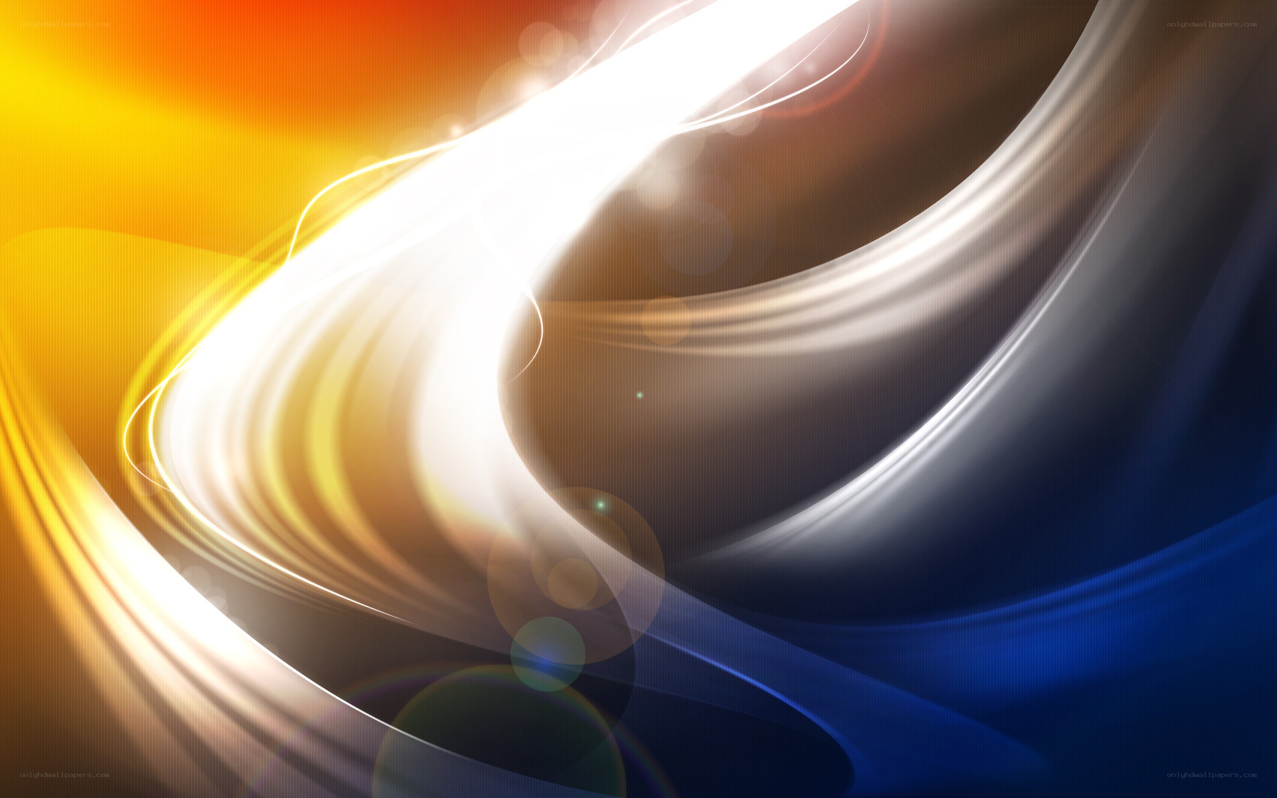 Abstract light swirl design