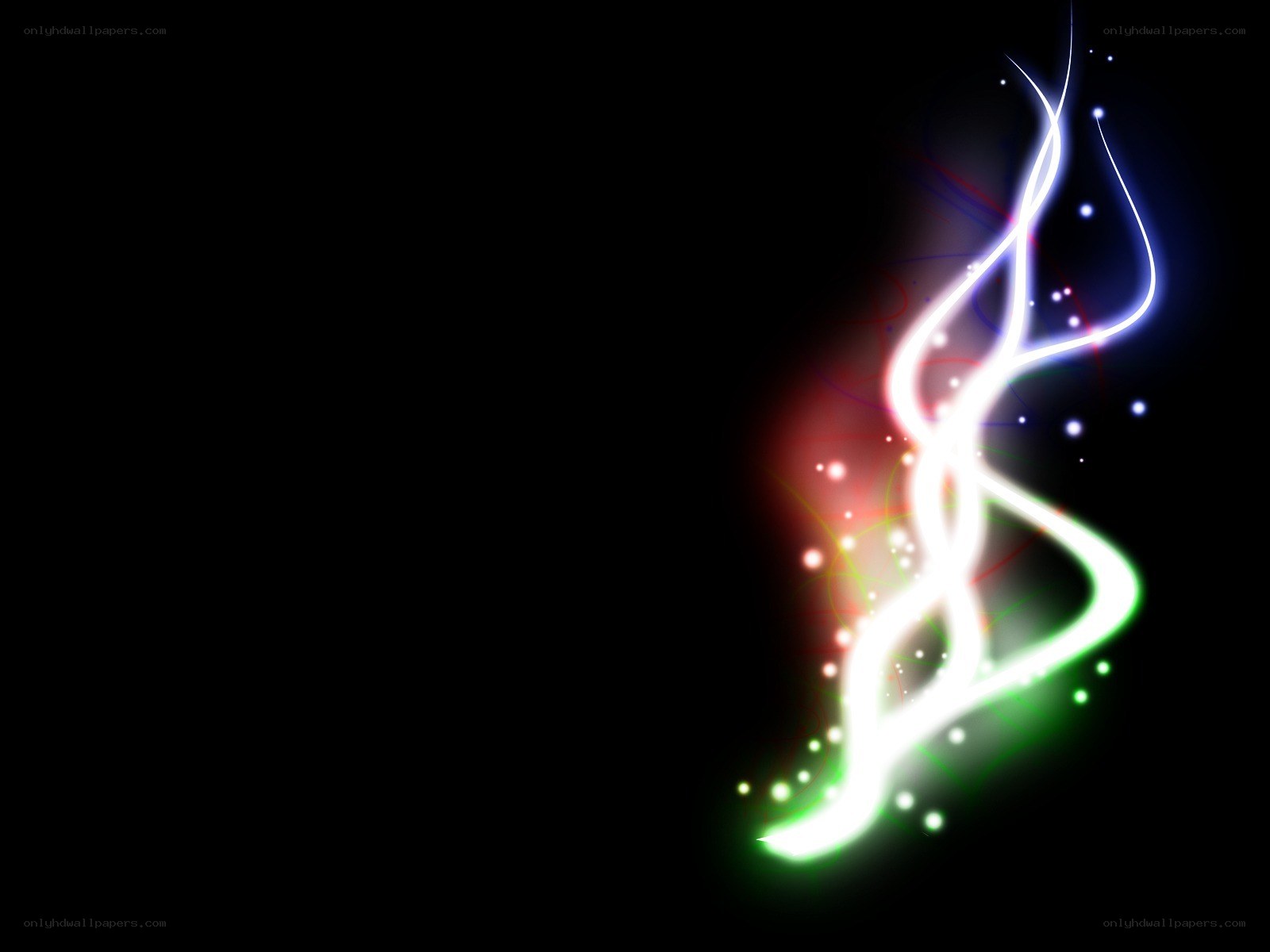 abstract light swirl design